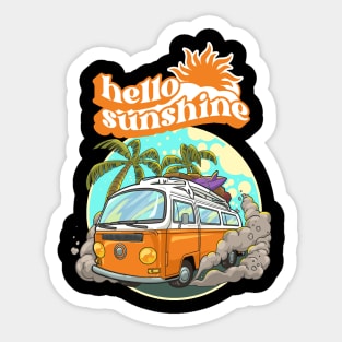 hello sunshine Sticker